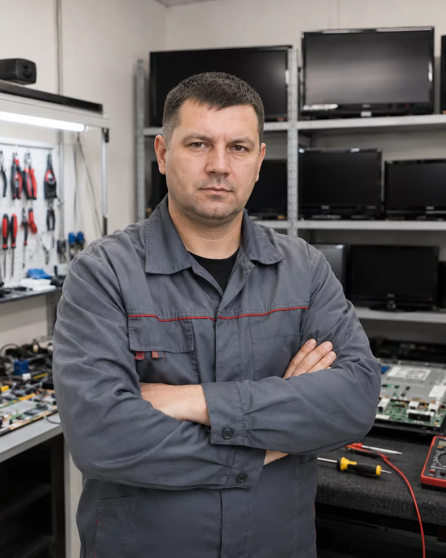 Гудовщиков А.В., мастер по ремонту телевизоров